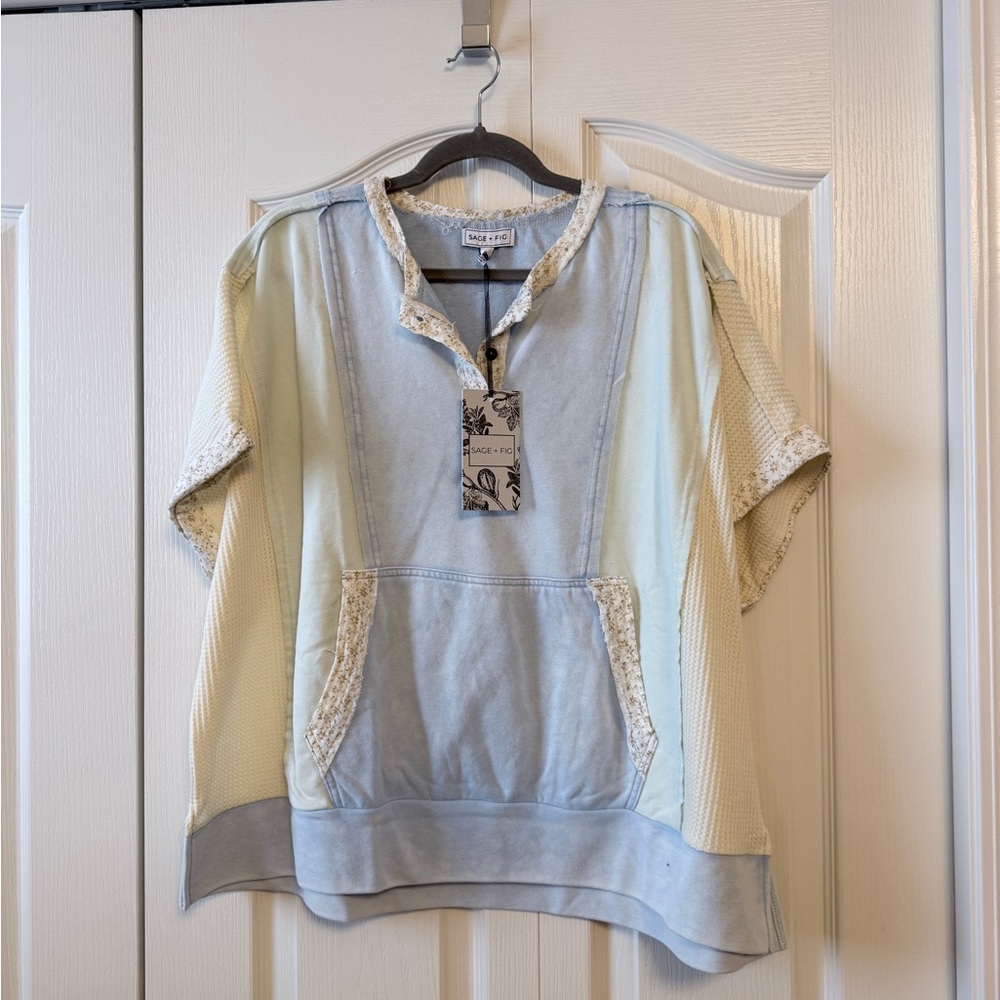 Sage and Fig oversized Top